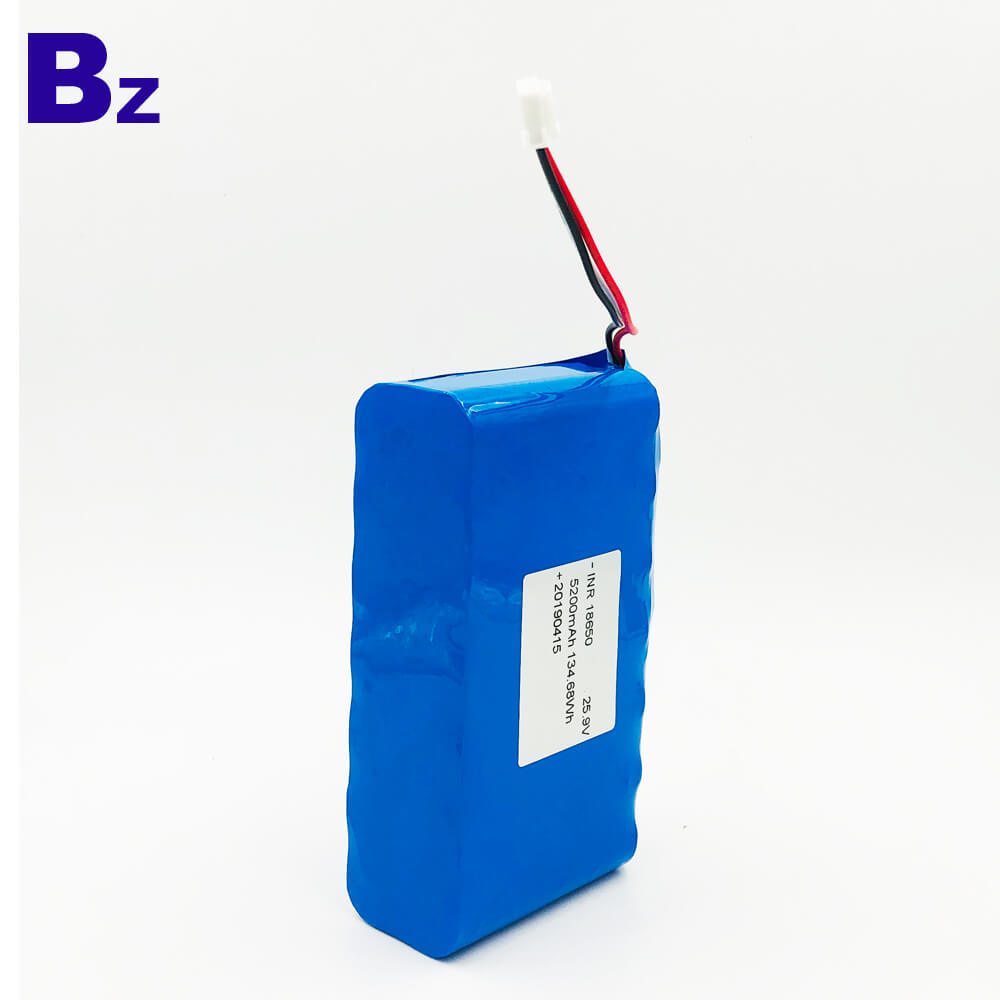18650 25.9V 5200mAh 리튬 이온 배터리 팩 18650 25.9V 5200mAh 리튬 이온 배터리 팩