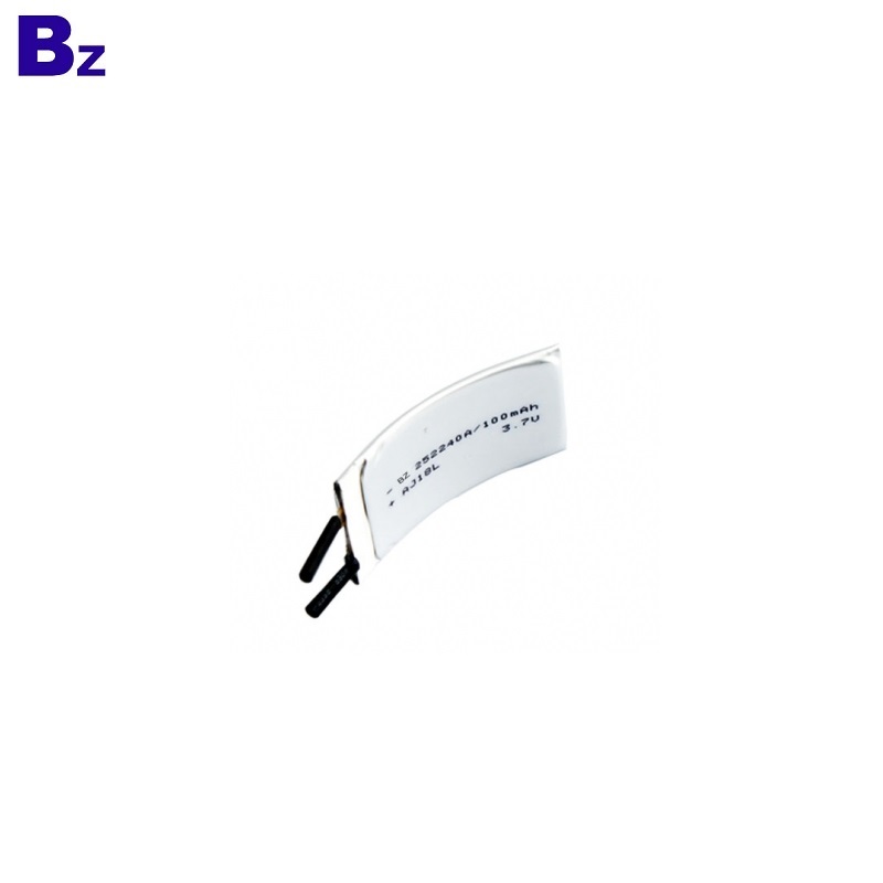 충전식 곡선 배터리 252240 100mAh