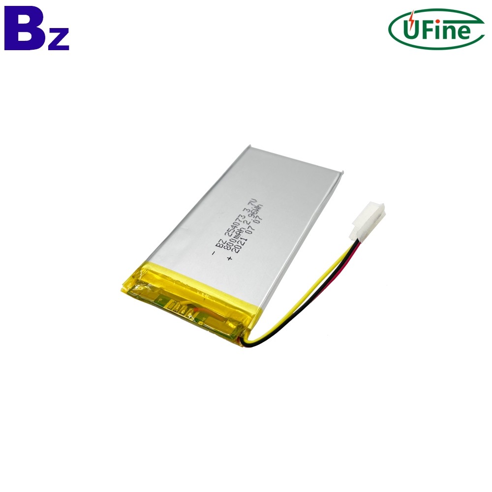 254073 3.7V 800mAh Li-po 건전지 254073 3.7V 800mAh Li-po 건전지