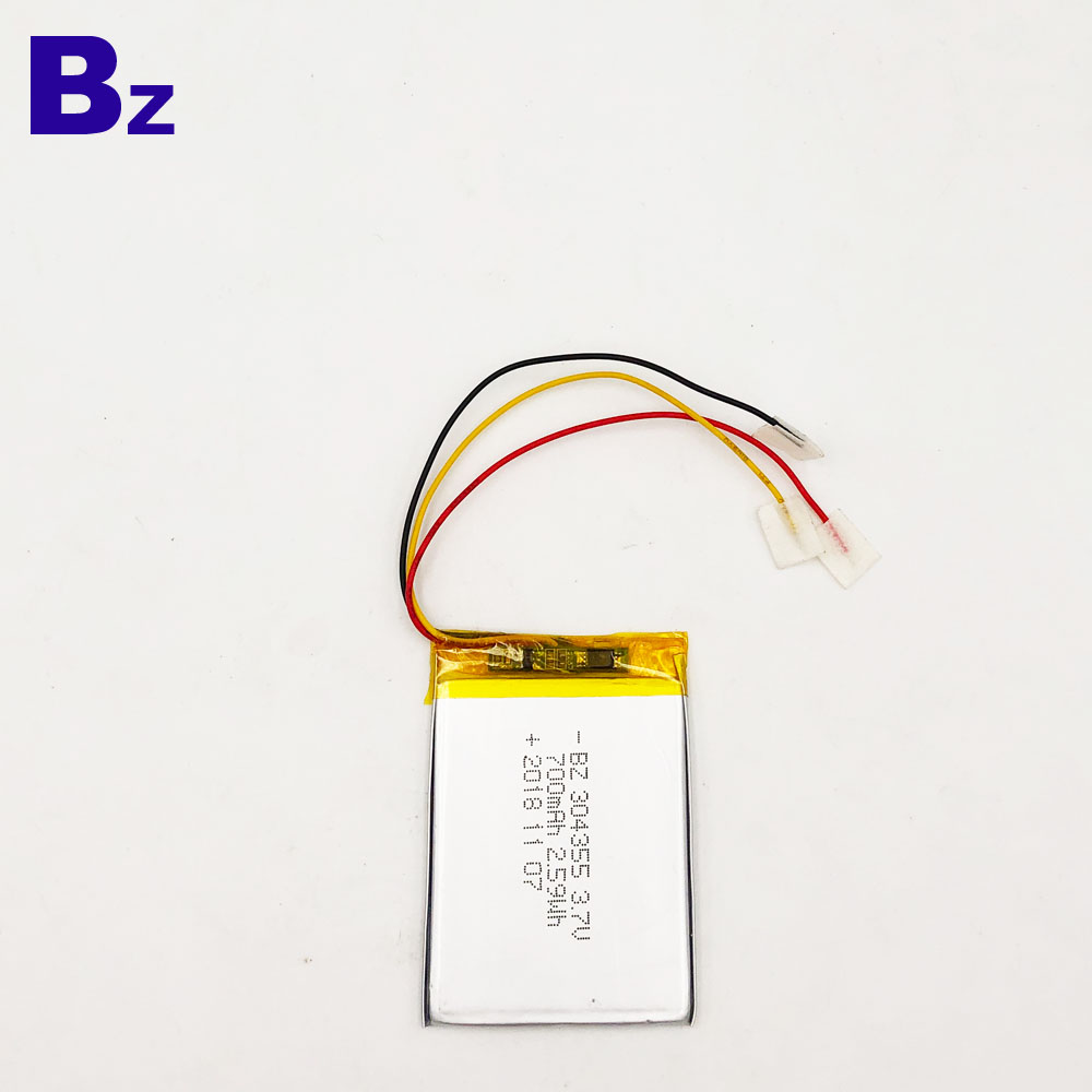 BZ 304355 700mAh 3.7V Lipo 배터리