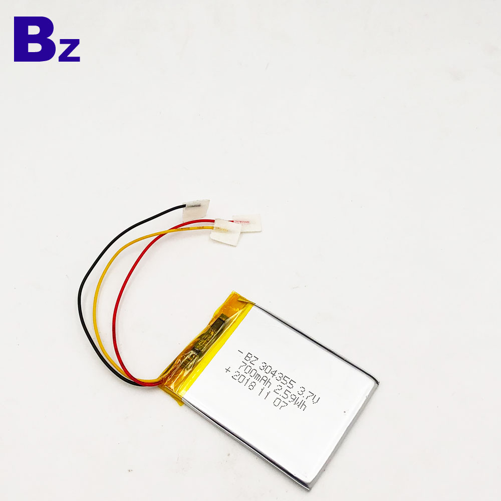 700mAh 3.7V Lipo 배터리