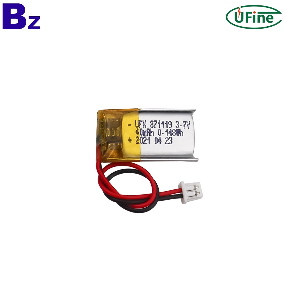 40mAh 미니 전자 팔찌 리튬 폴리머 배터리 40mAh 미니 전자 팔찌 리튬 폴리머 배터리