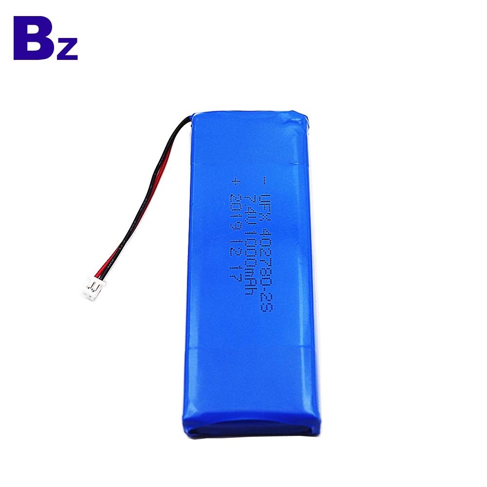 402780-2S 1000mAh 7.4V 리튬 폴리머 배터리