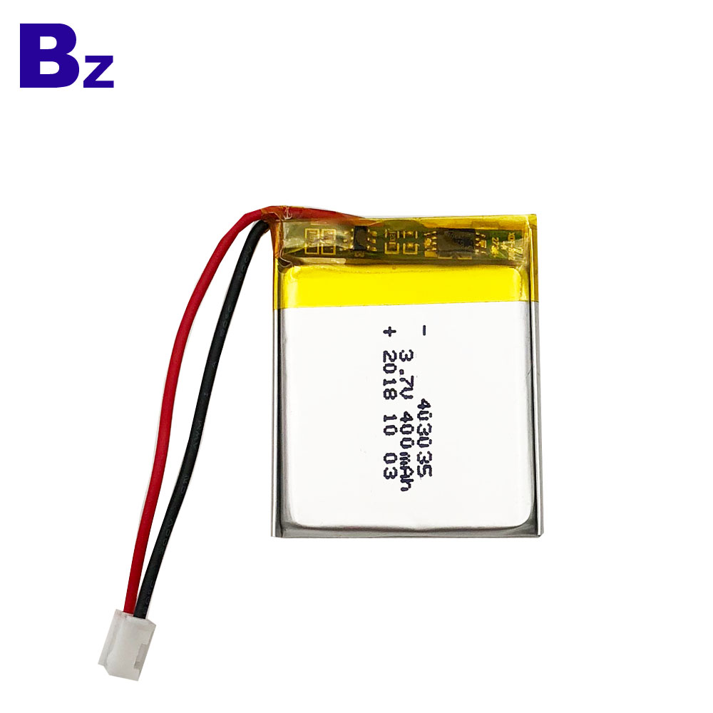 403035 400mAh 3.7V 충전식 리튬 이온 배터리