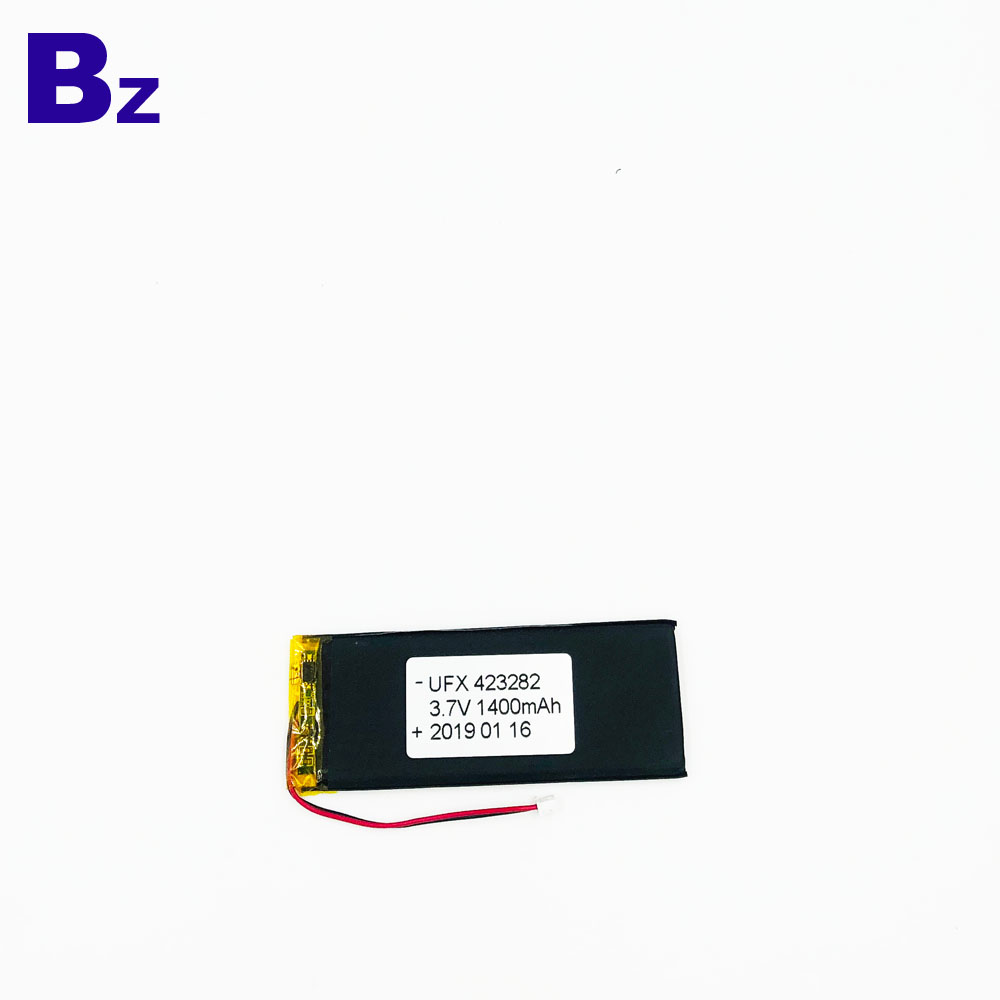 423282 1400mAh 3.7V Lipo 배터리