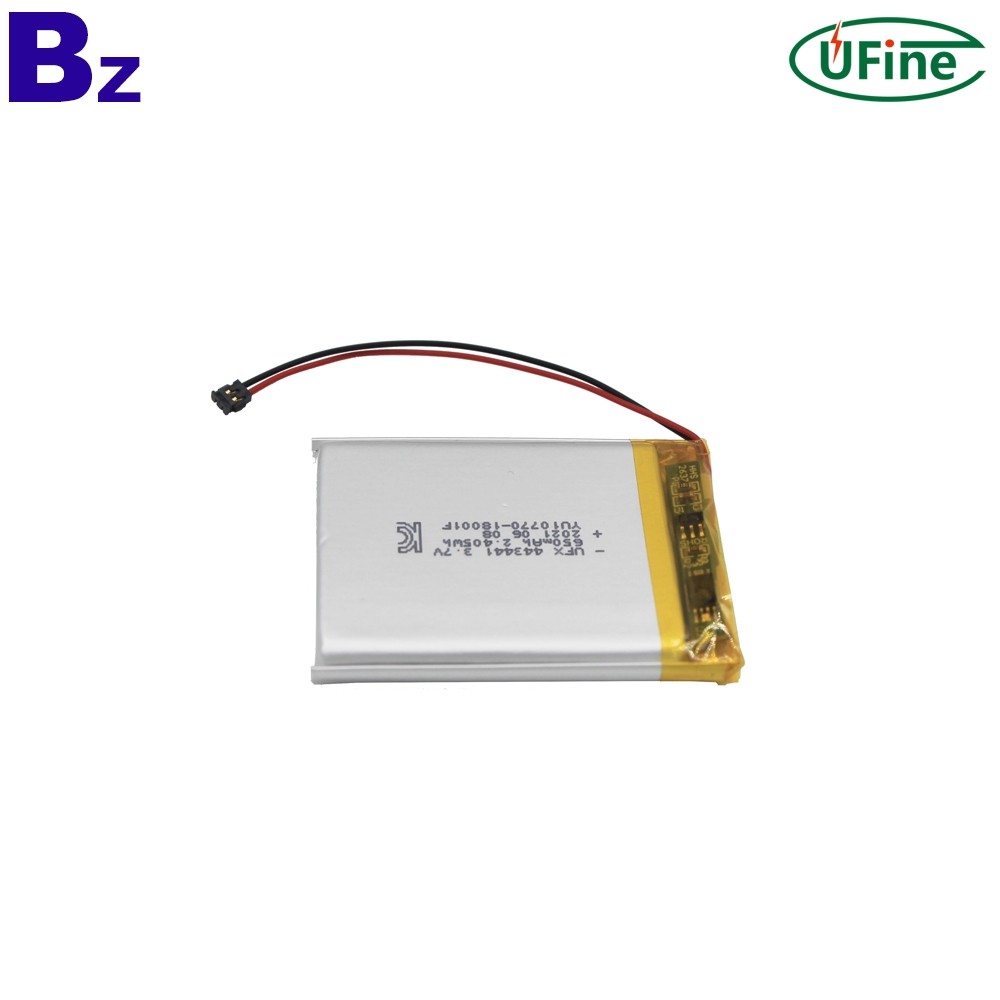650mAh 전동 칫솔 Lipo 배터리 
