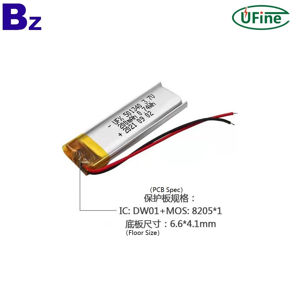 200mAh 스마트 웨어러블 기기 배터리 200mAh 스마트 웨어러블 기기 배터리