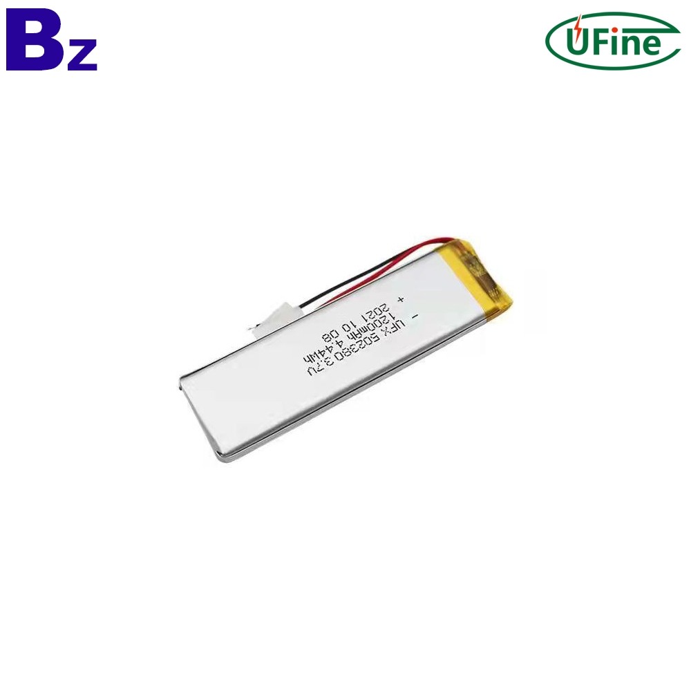맞춤형 1200mAh 리튬 폴리머 배터리 맞춤형 1200mAh 리튬 폴리머 배터리