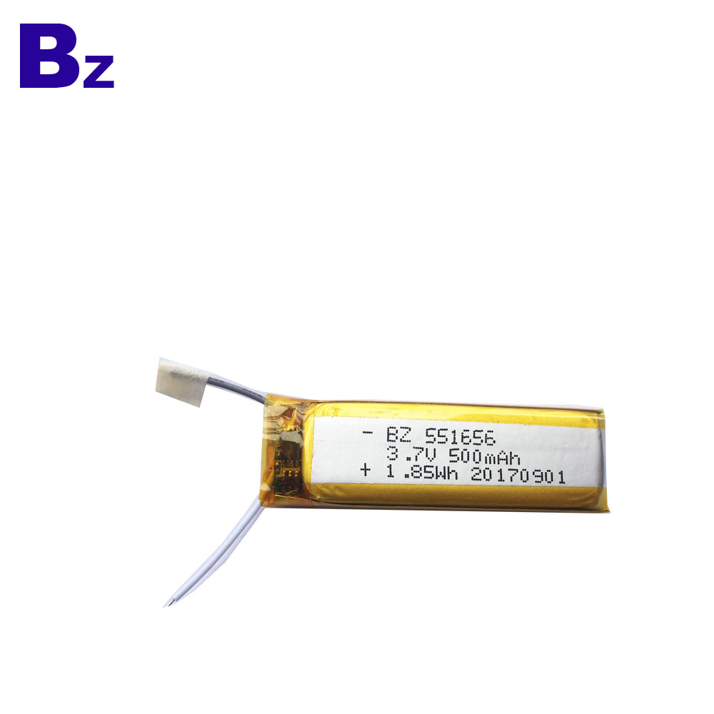500mAh 3.7V 리튬 폴리머 배터리