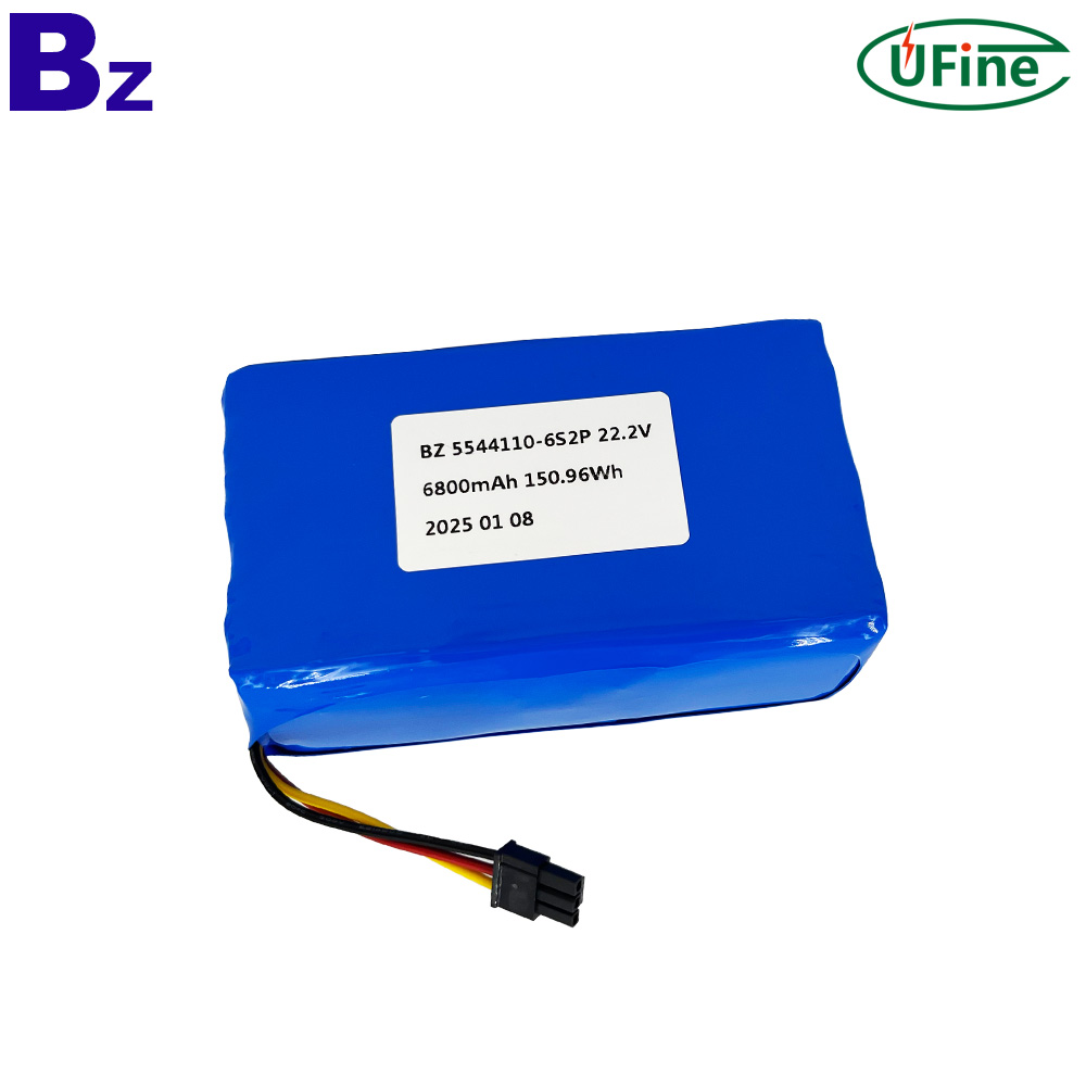 5544110-6S2P 6800mAh 22.2V 리튬 이온 배터리