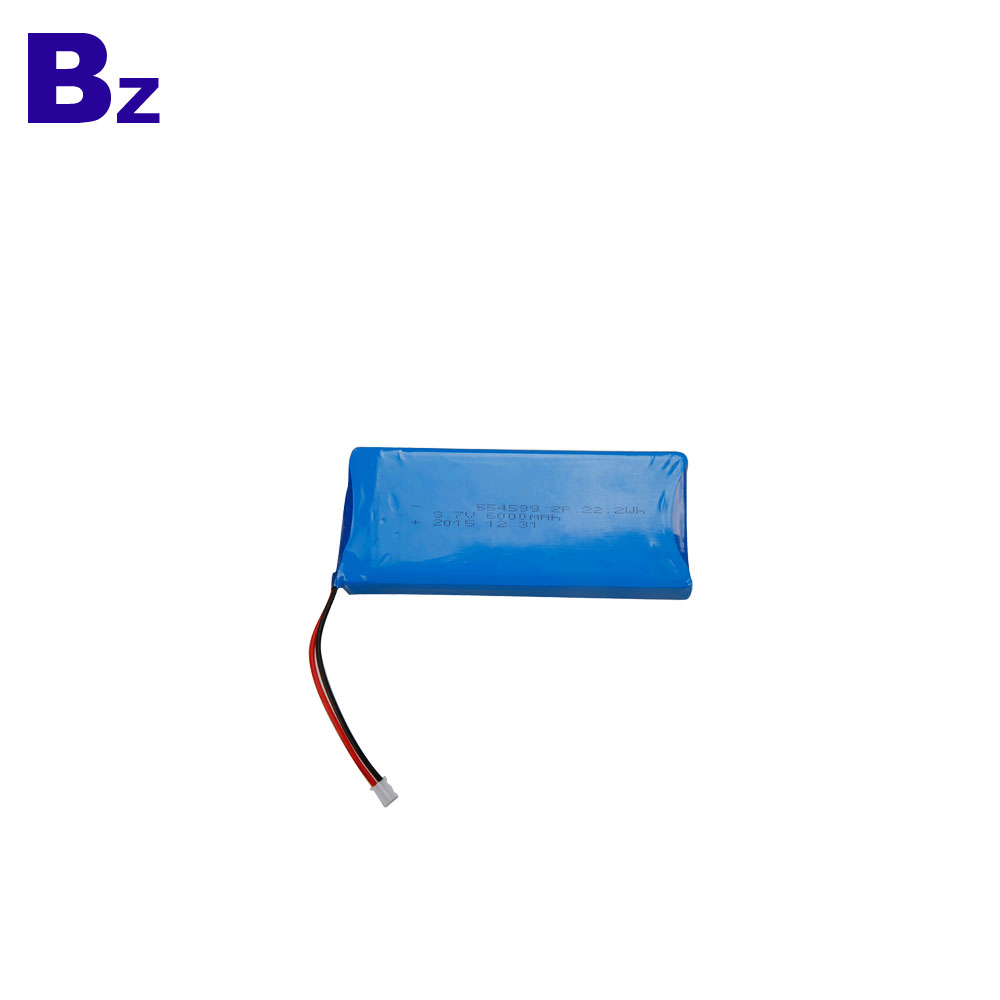 554599 2P 6000mAh 3.7V 리튬 폴리머 배터리