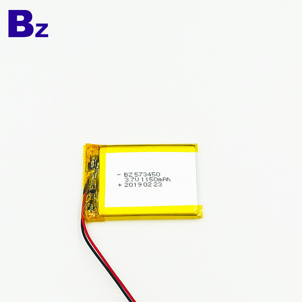 BZ 573450 1150mAh 3.7V 폴리머 리튬 이온 배터리