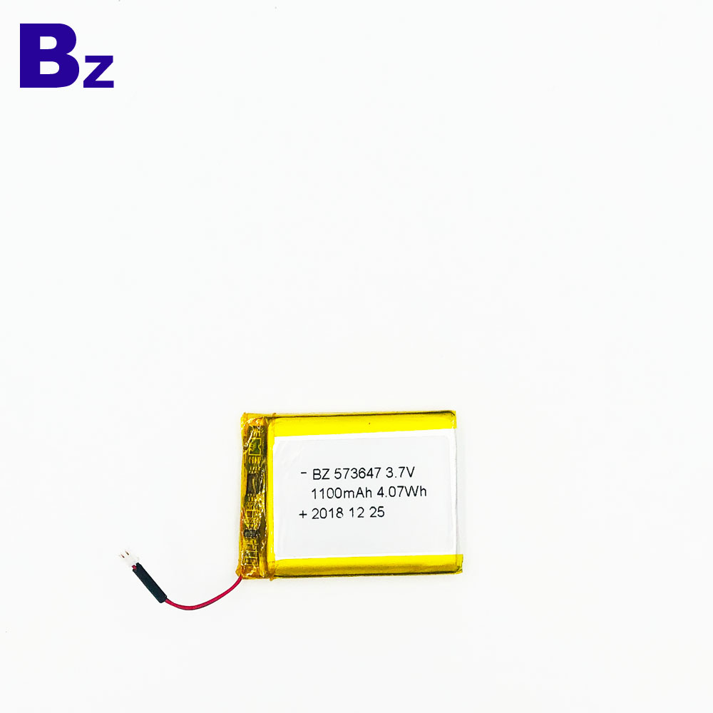 1100mAh 3.7V 리튬 이온 배터리