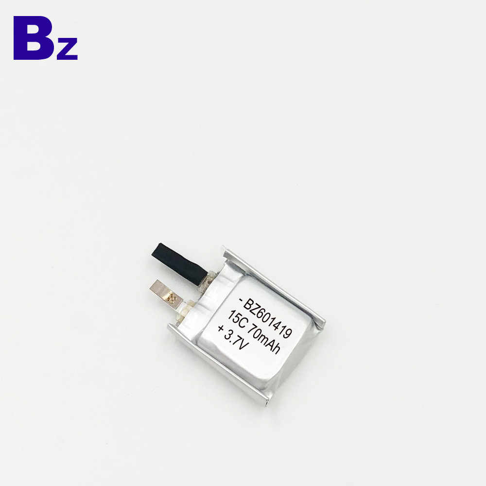 601419-15C 70mAh 3.7V 배터리