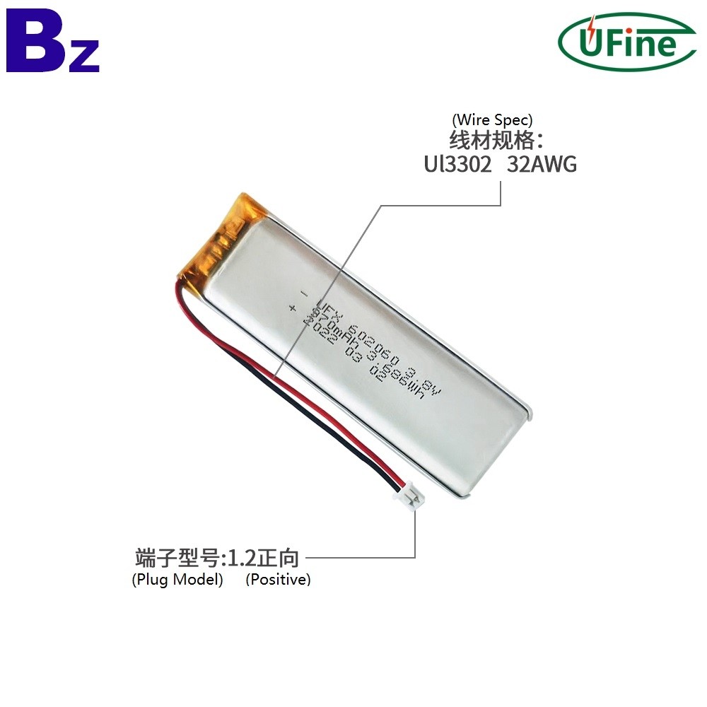 602060 3.8V 970mAh 충전식 리튬 폴리머 배터리