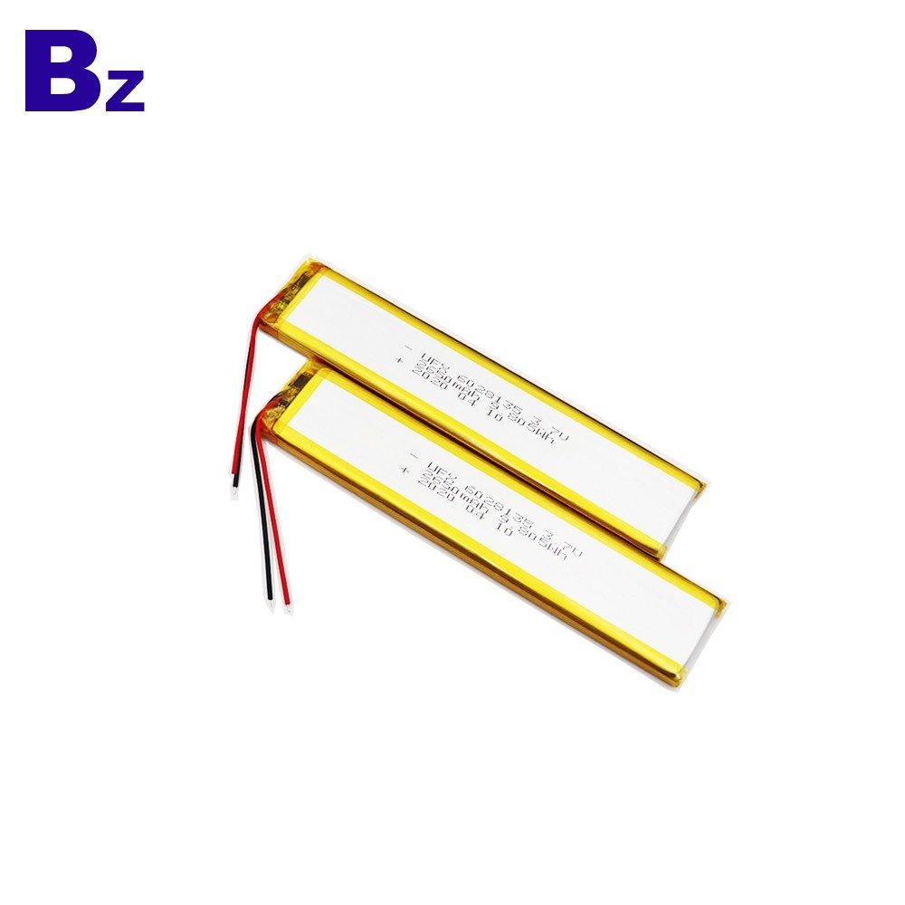 2650mAh 충전식 리튬 폴리머 배터리