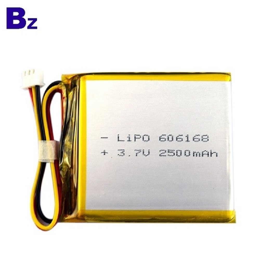 3.7v 2500mAh 충전식 Lipo 배터리