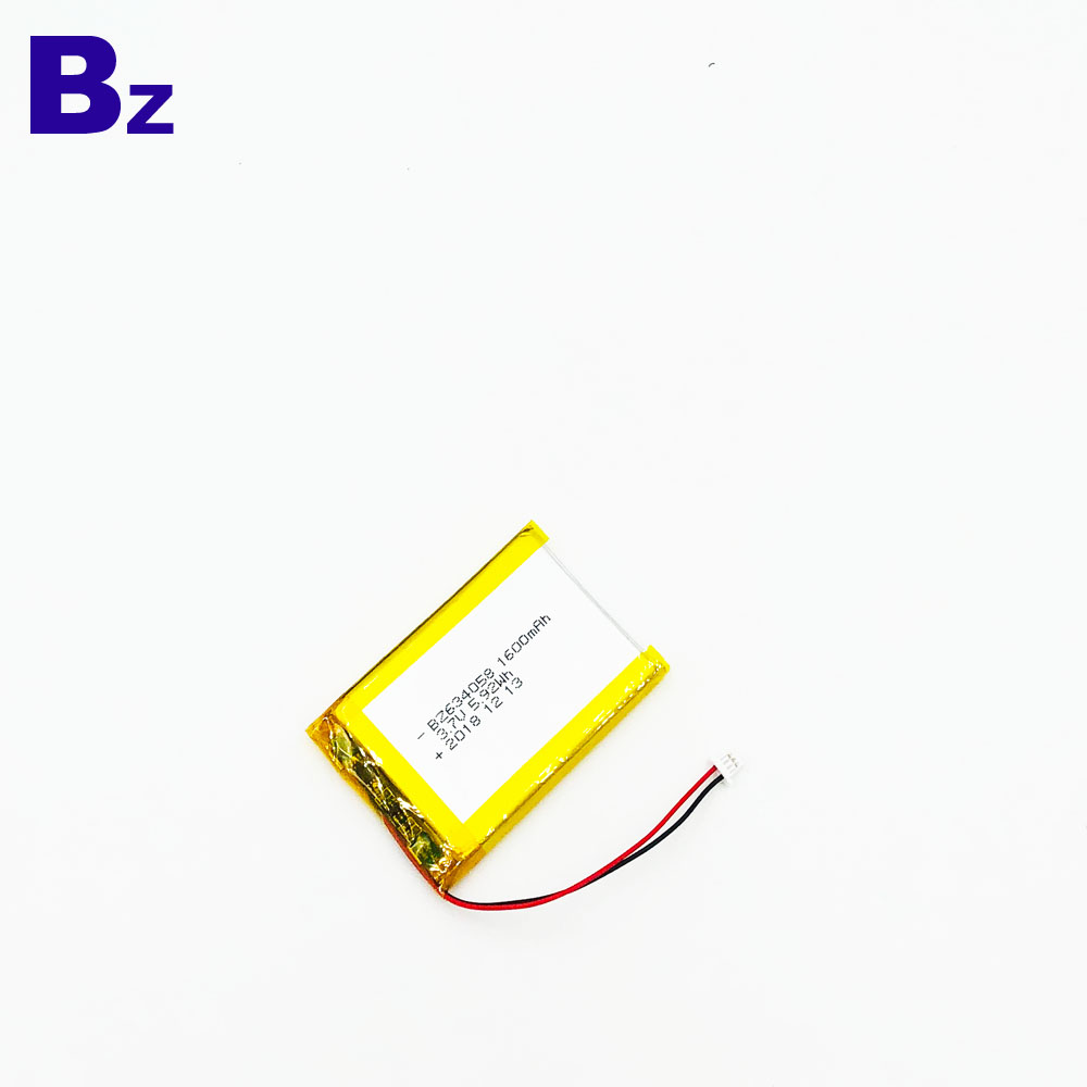 BZ 634058 1600mAh 3.7V Lipo 배터리