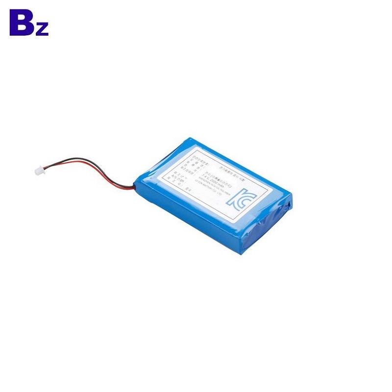 654165 7.4V 2000mAh Lipo 배터리