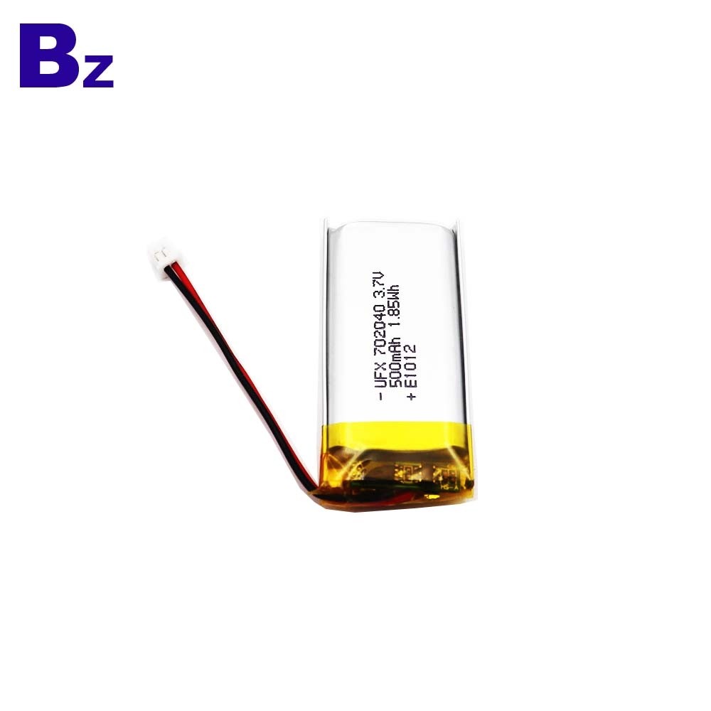3.7V 500mAh 스마트 마스크 Lipo 배터리