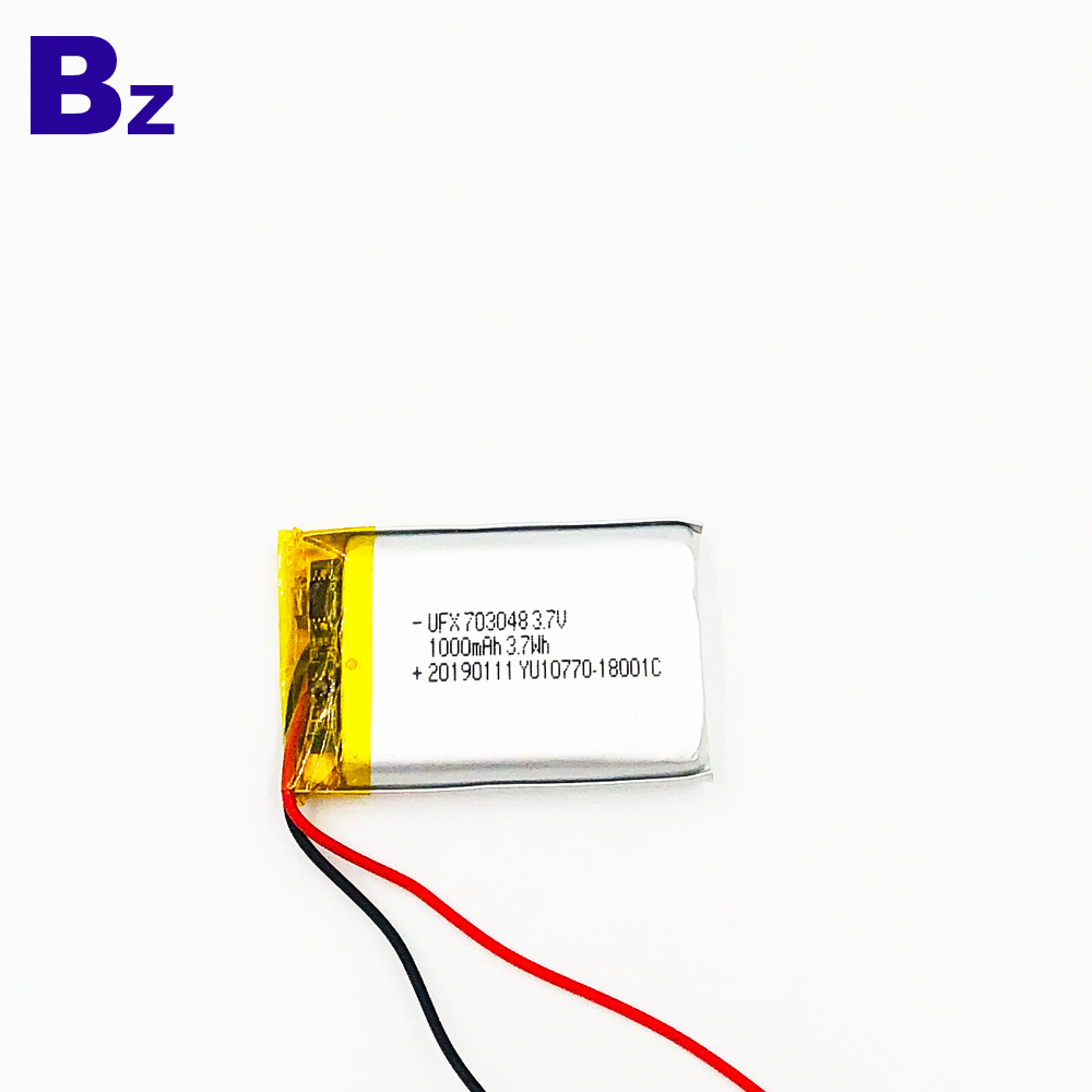 ufx 703048 1000mAh 3.7V 리튬 폴리머 배터리