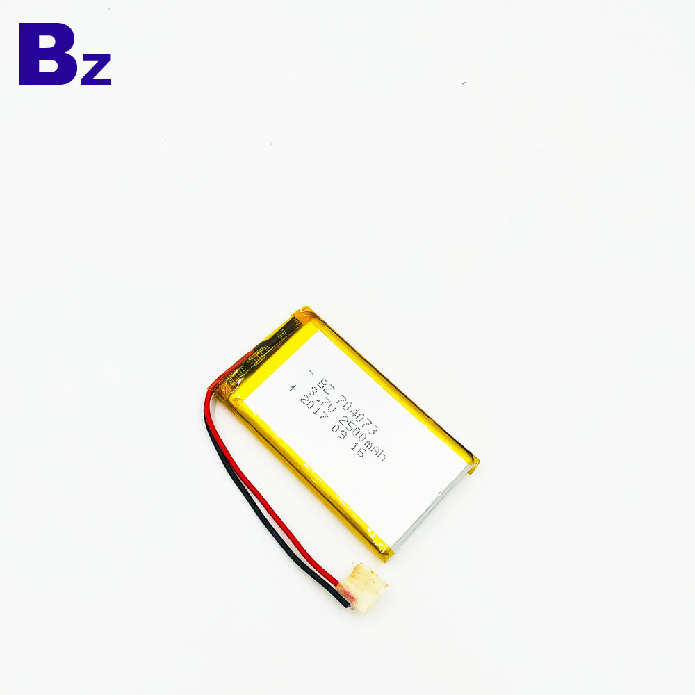 704073 2500mAh 3.7V 충전식 배터리