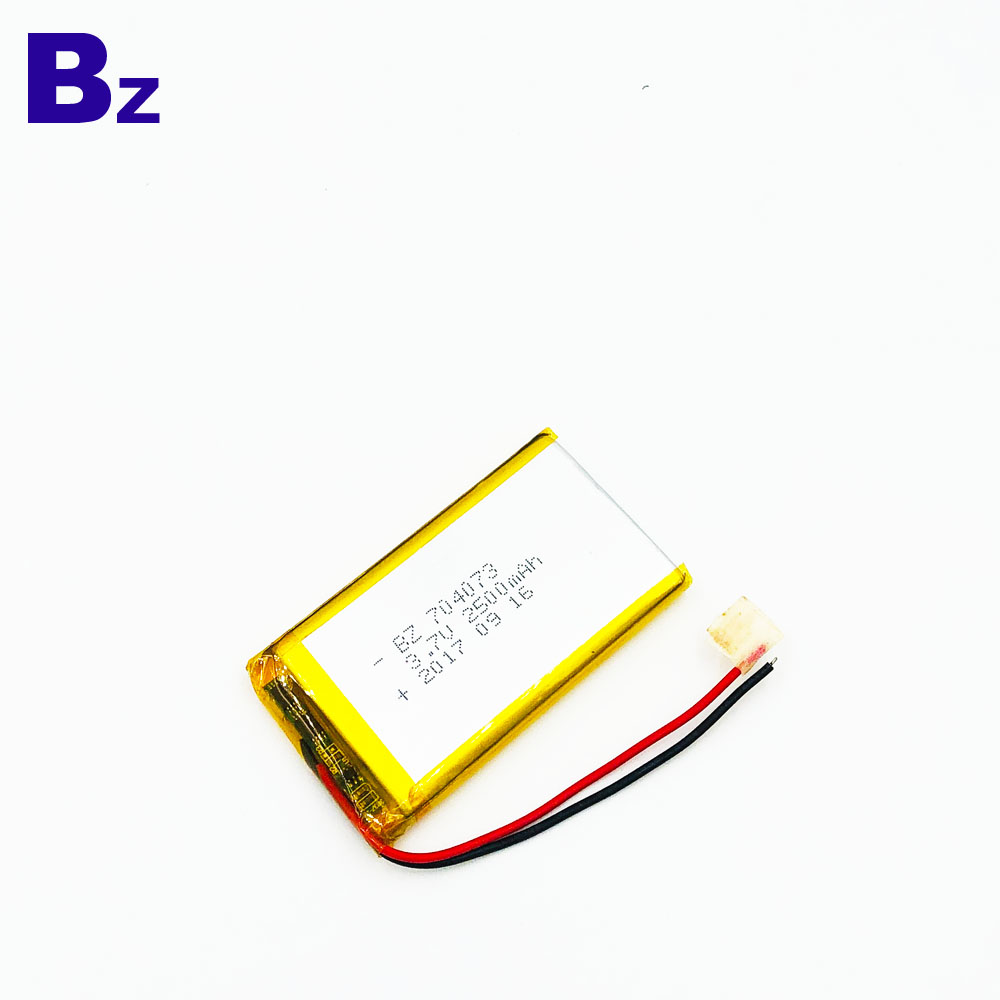 2500mAh 3.7V 충전식 배터리