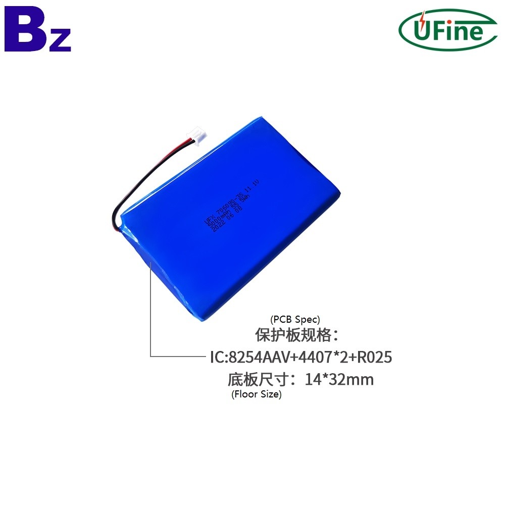 706090-3S 11.1V 5000mAh Lipo 배터리 팩