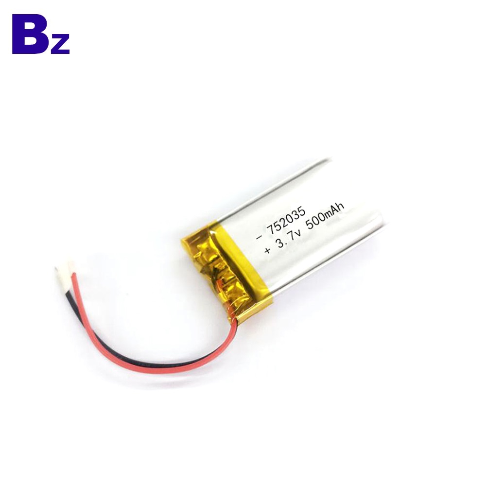 752035 500mAh 3.7V LiPo 배터리