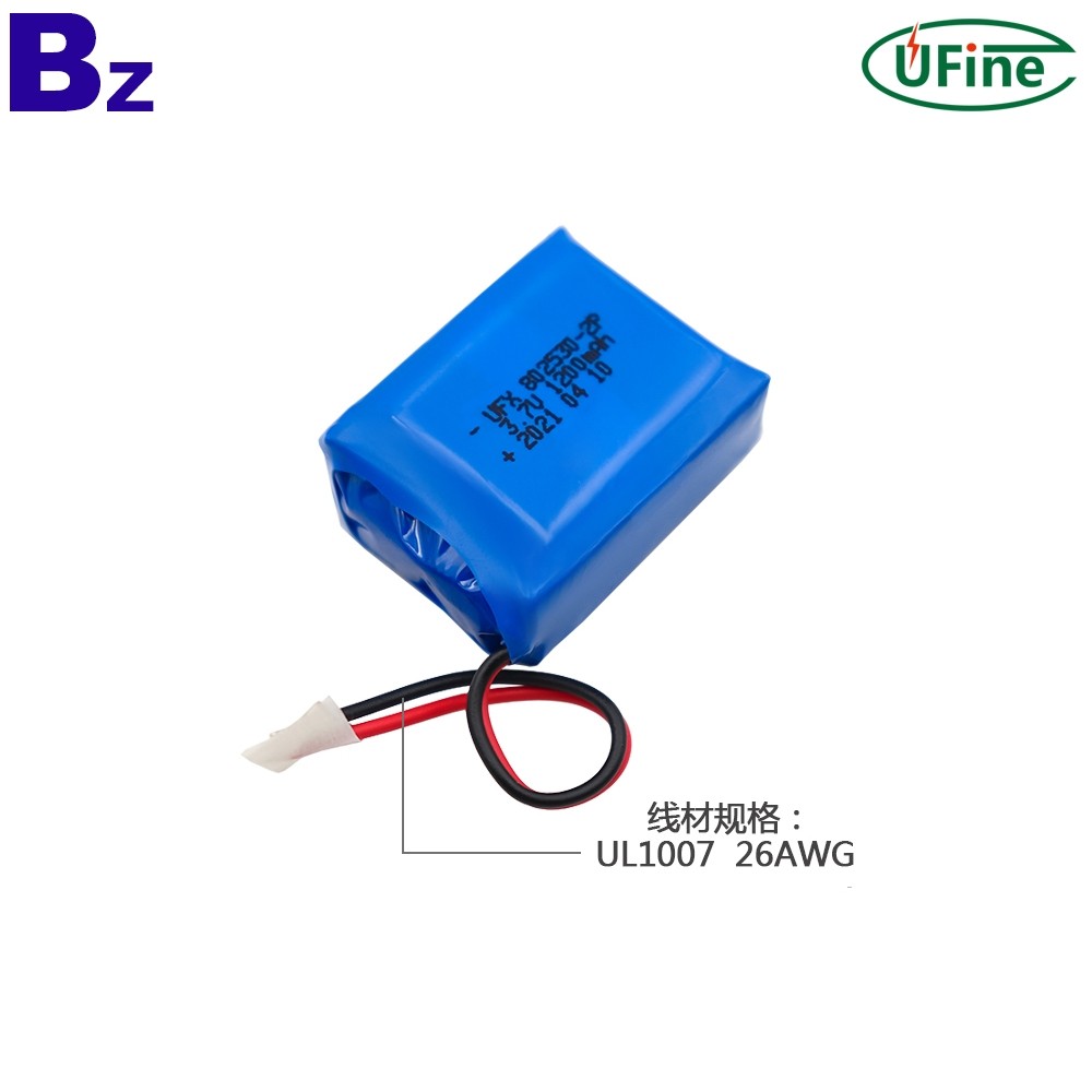 802530-2P 1200mAh 3.7V 리튬 이온 폴리머 배터리 팩