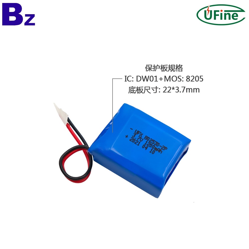 1200mAh 3.7V 최고의 가격 리튬 폴리머 배터리 팩