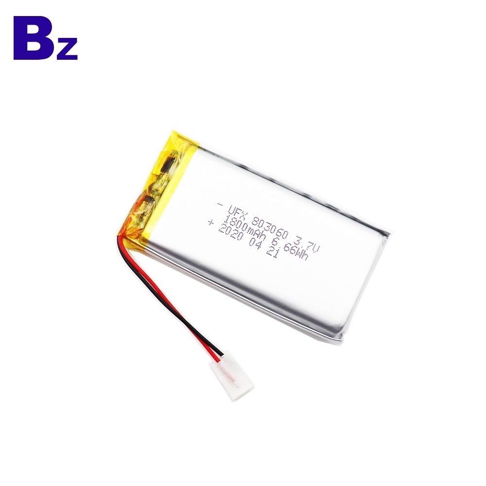 803060 1800mAh 3.7V 리튬 폴리머 배터리