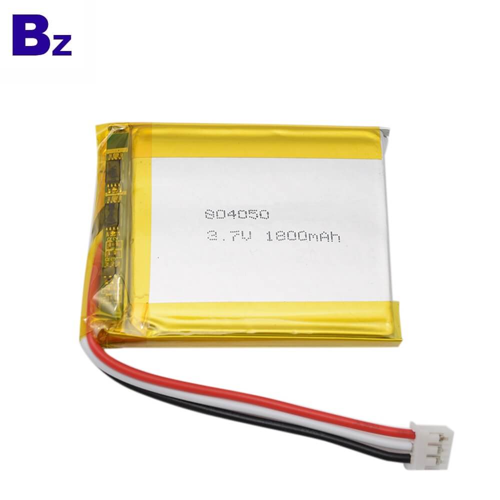  804050 1800mAh 3.7V LiPo 배터리