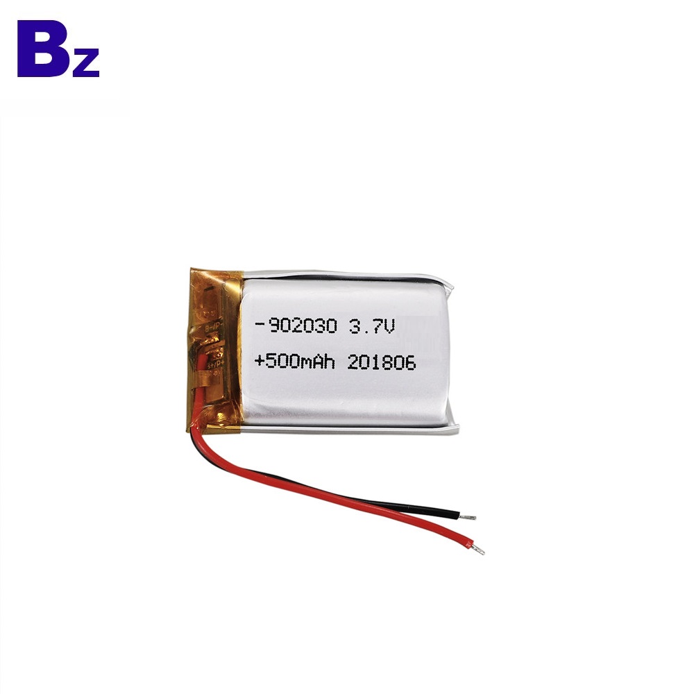 902030 500mAh 3.7V LiPo 건전지