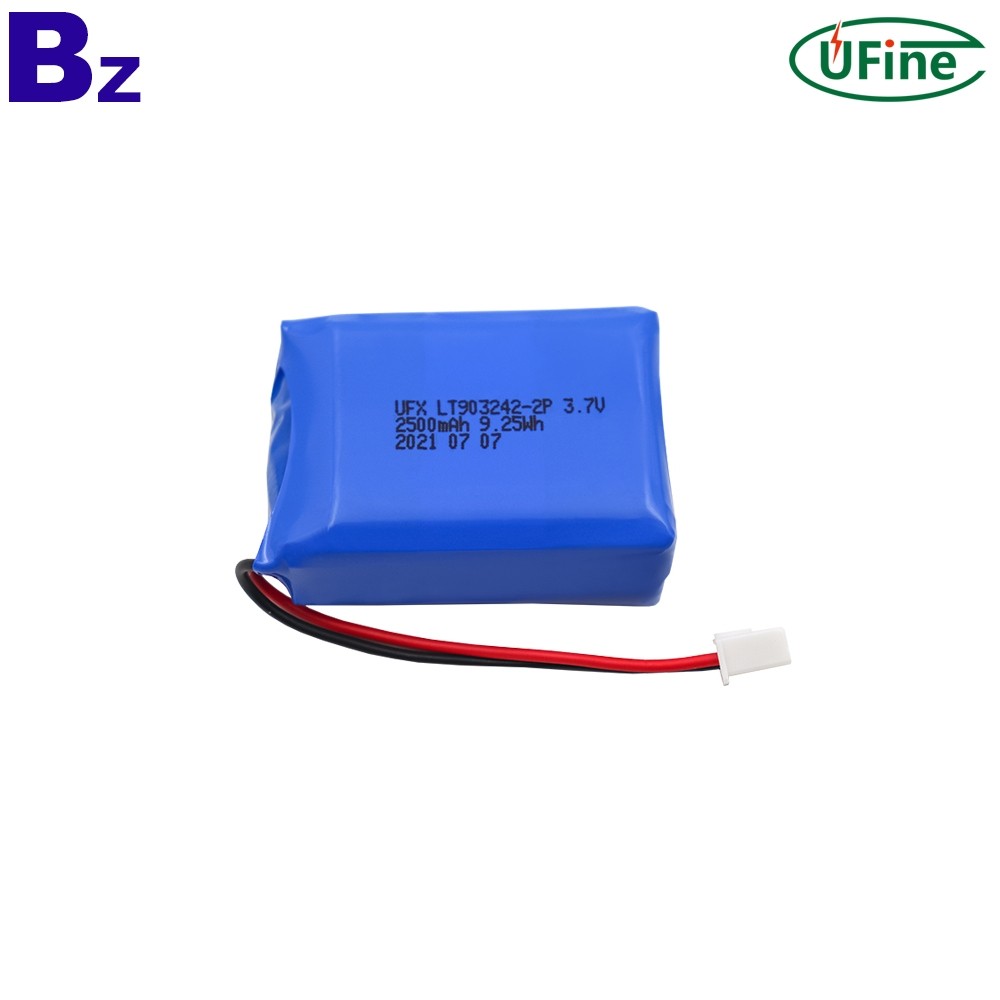 공장 맞춤형 저온 2500mAh 3.7V 배터리