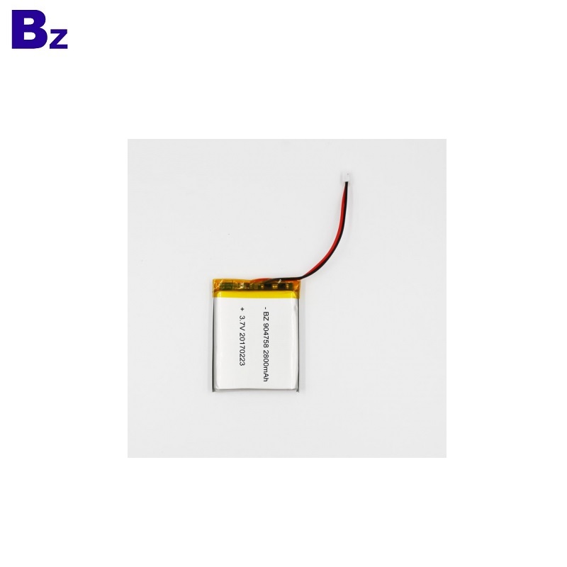 BZ 904758 3.7V 2800mAh 충전식 LiPo 배터리