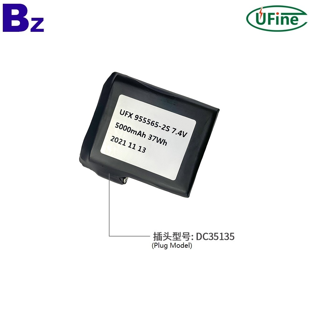 5000mAh 7.4V 가열 고글 배터리