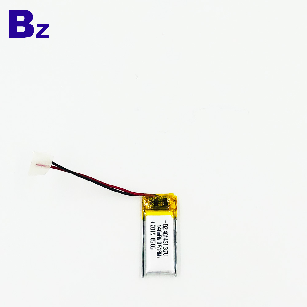 401431 140mAh 3.7V 리튬 폴리머 배터리