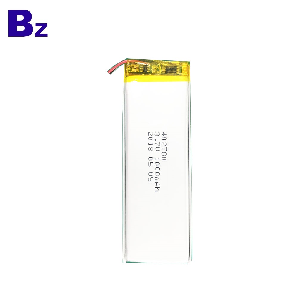 402780 1000mAh 3.7V Lipo 배터리
