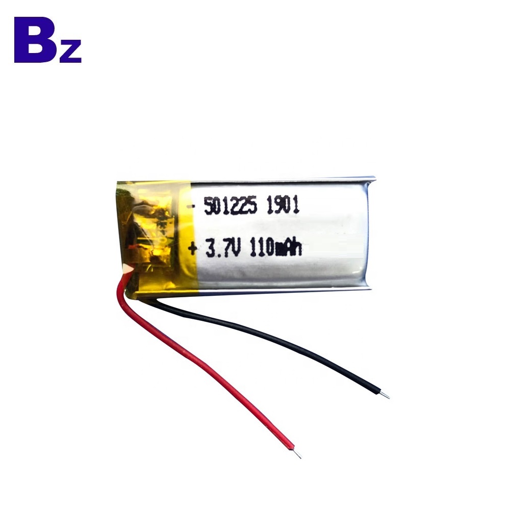 501225 110mAh 3.7V Lipo 배터리