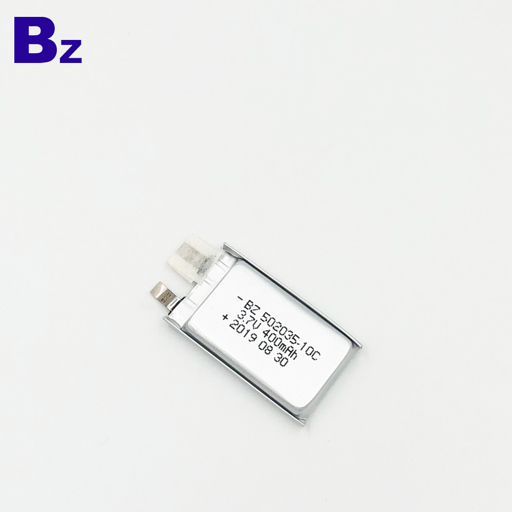 400mAh 3.7V 리튬 폴리머 배터리 셀