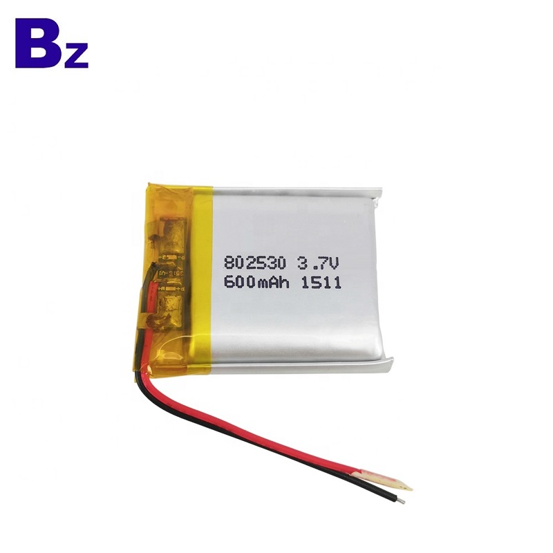 802530 600mAh 3.7V Lipo 배터리 802530 600mAh 3.7V Lipo 배터리