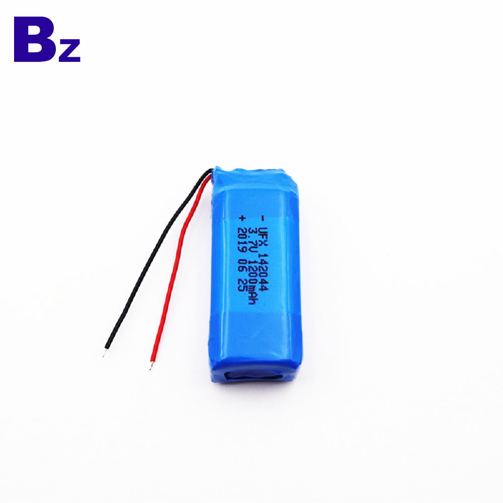 142044 1200mAh 3.7V 리튬 폴리머 배터리