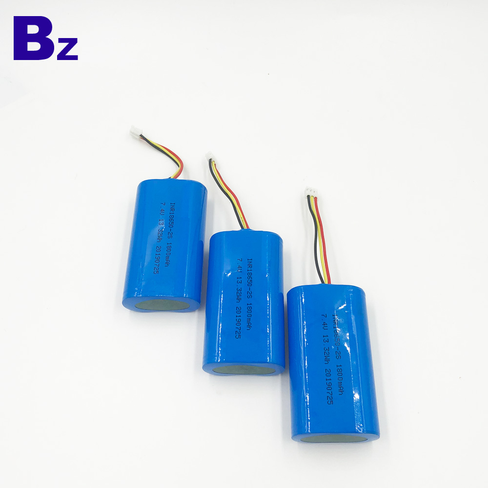 INR 18650-2S 1800mAh 7.4V 리튬 이온 원통형 배터리