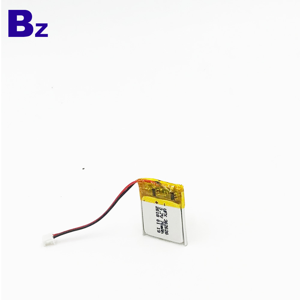 70mAh Lipo 건전지 철사와 마개를 가진 