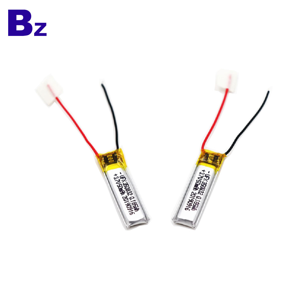50mAh 3.7V 리튬 폴리머 배터리