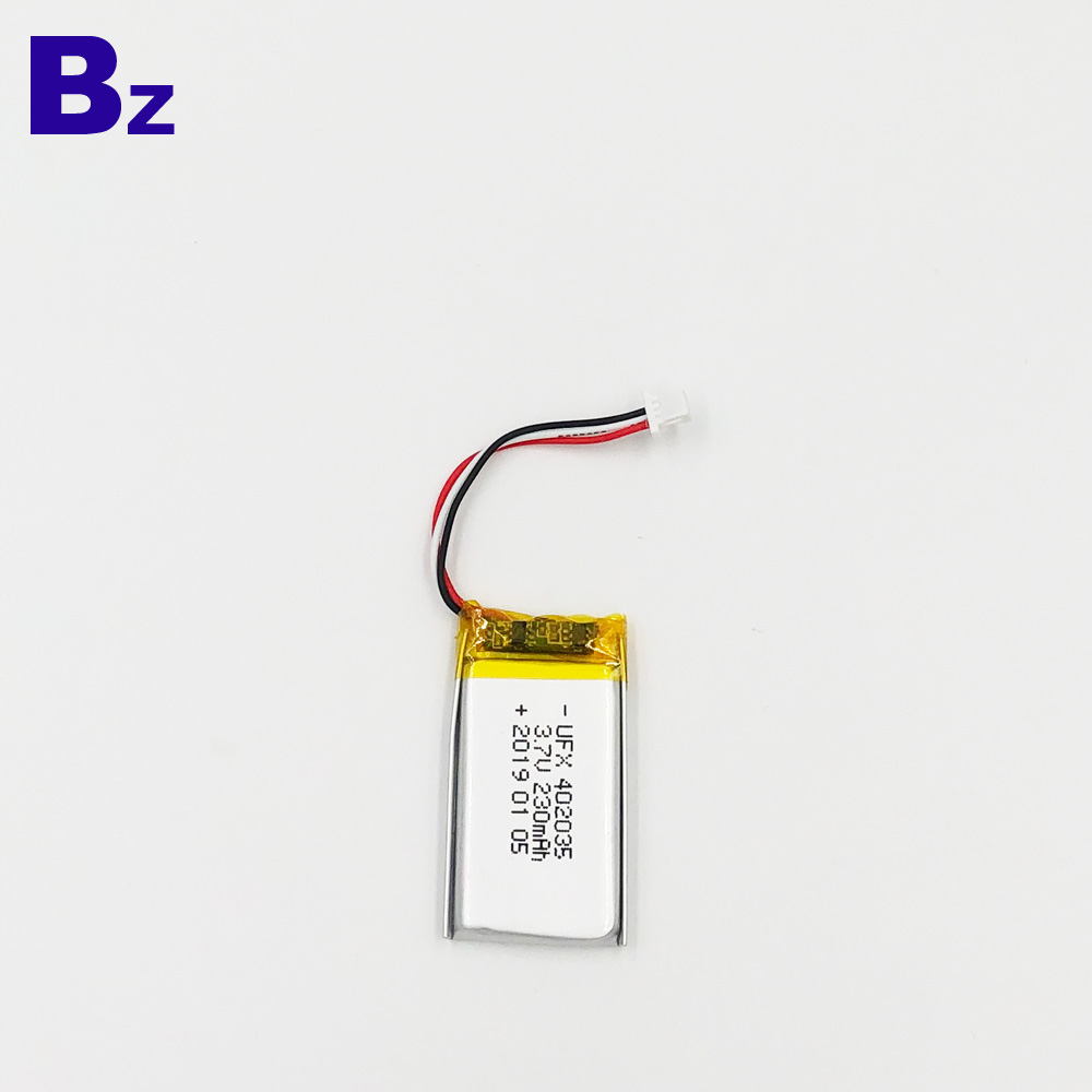 402035 230mAh 3.7V 배터리