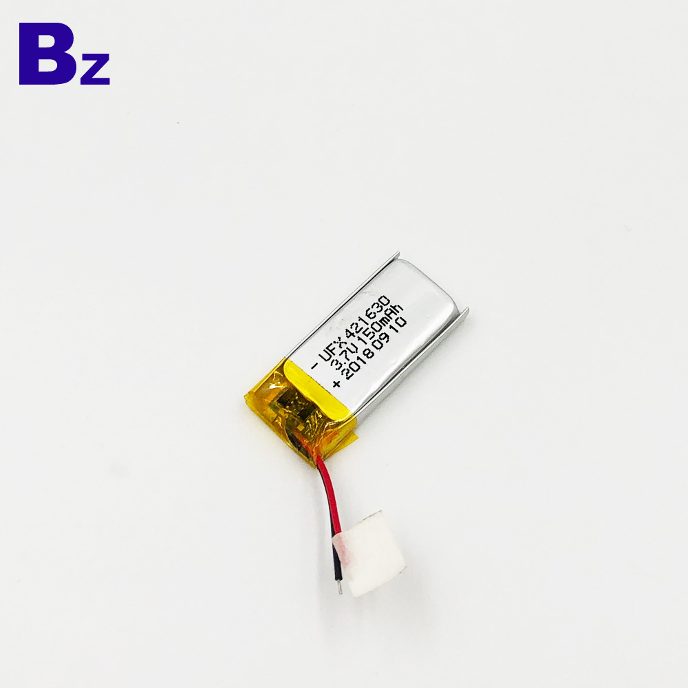 421630 150mAh 3.7V 리튬 폴리머 배터리