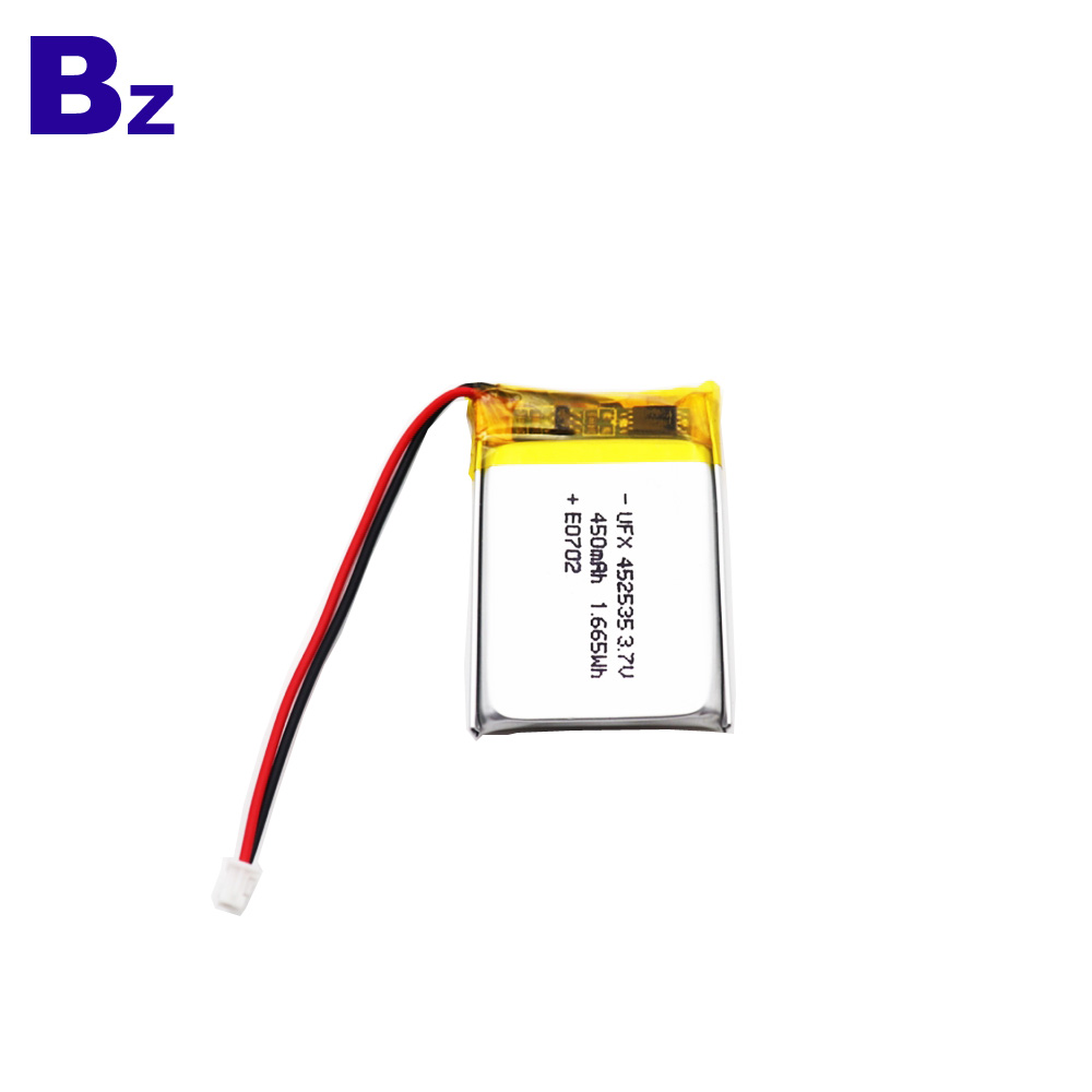 UFX 452535 450mAh 3.7V 리튬 폴리머 배터리