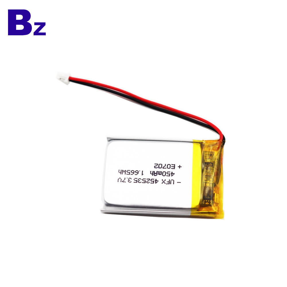 452535 450mAh 3.7V 리튬 폴리머 배터리